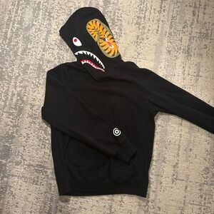 Bape Black Shark Hoodie Sweater